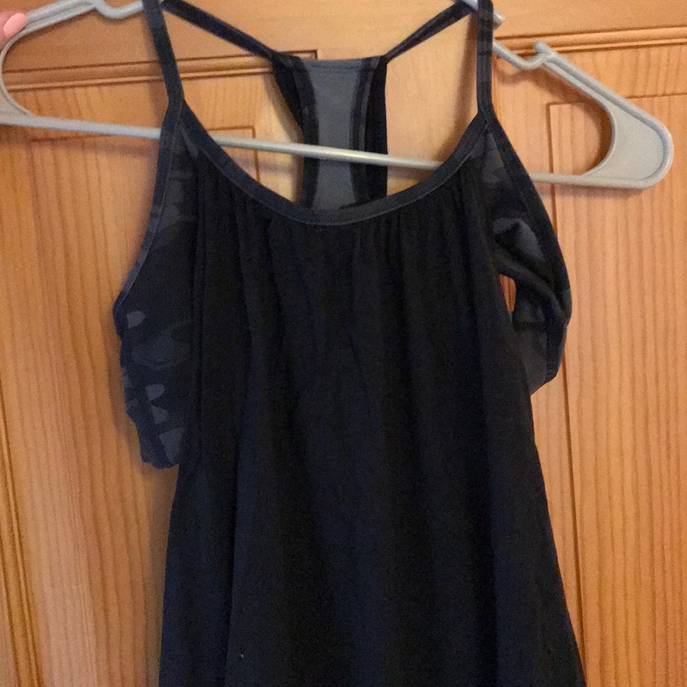 Lululemon Tank with Camo Bra